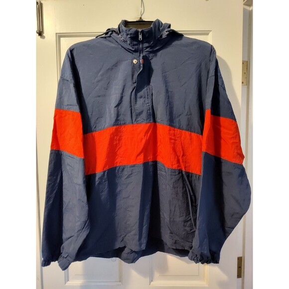 Fremantle Action Wear Men's XL Jacket  100% Nylon Blue And Red Fast Shipping VTG - Picture 13 of 14